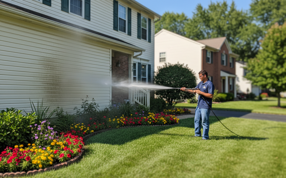 Local Pressure Washing Company In Westerville For Residential Projects